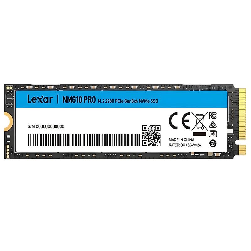 SSD LEXAR NM610 PRO 500GB NVME GEN3x4 | New