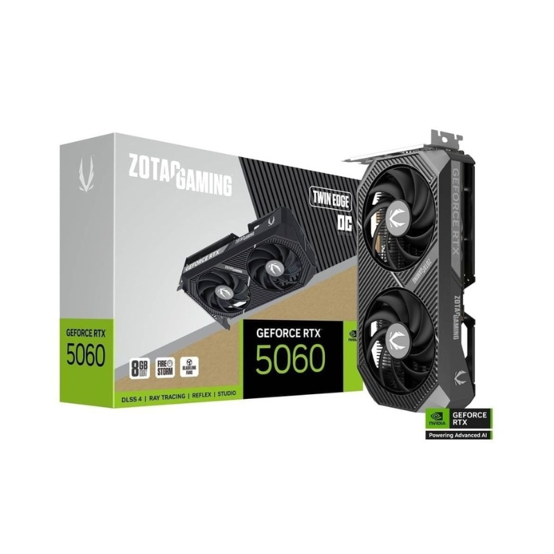 Card màn hình VGA ZOTAC RTX 5060 TWIN EDGE 8GB OC (ZOTAC-RTX5060-8G-OC)