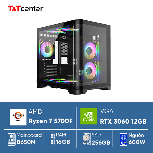 PC AMD Ryzen 7 5700X | 16GB 256GB MSI Ventus RTX 3060 12GB