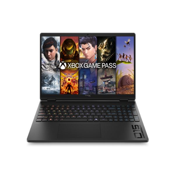 HyperX OMEN Gaming Laptop PC 15 | Intel Core 5 210H 16GB 512GB RTX 5050 8GB 15.3'' 2K Win 11 (New)