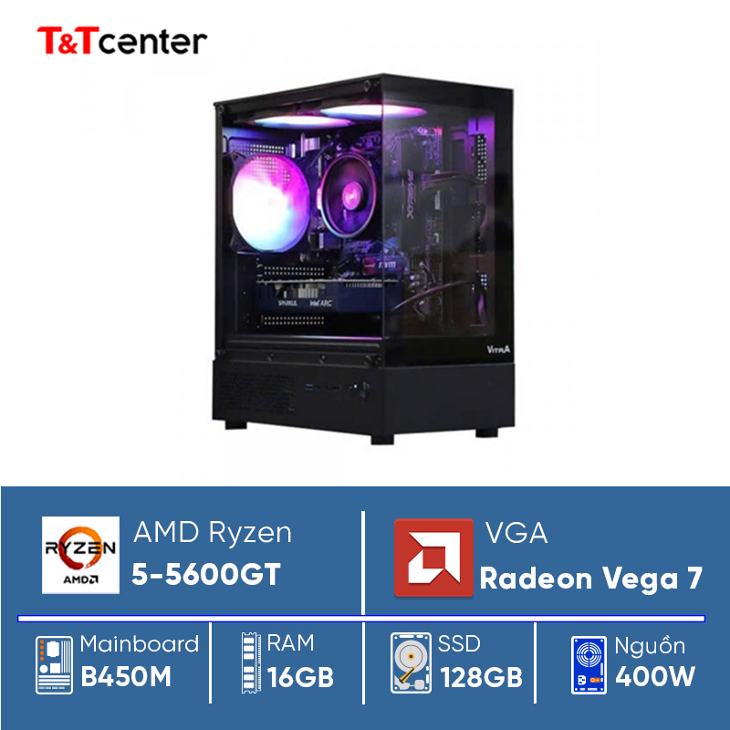 PC AMD Ryzen 5 5600GT | 16GB 128GB VGA Radeon Vega 7