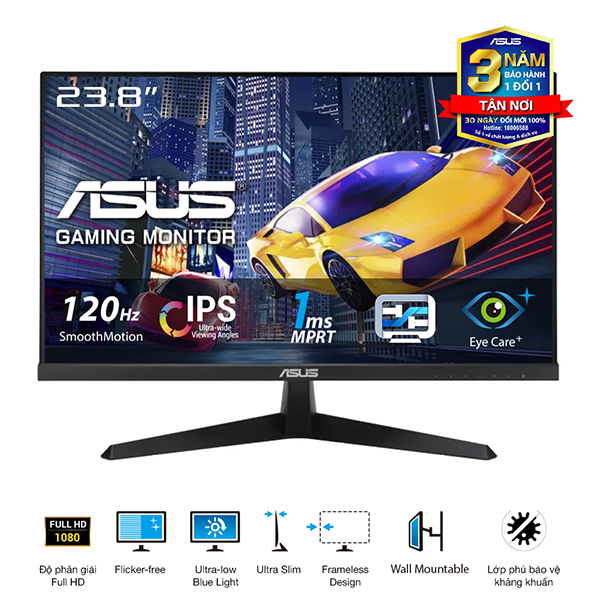 Màn Hình ASUS VY249HGR (23.8 inch - IPS - FHD - 120Hz - 1ms) Màn Hình ASUS VY249HGR (23.8 inch - IPS - FHD - 120Hz - 1ms)