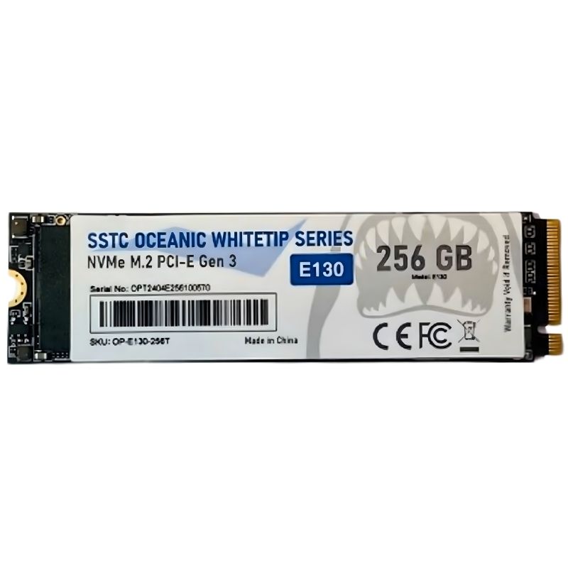 SSD SSTC OCEANIC WHITETIP E130 256GB NVME GEN3x4 | New