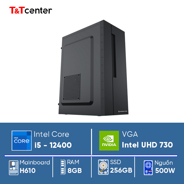 PC Văn Phòng Core i5 12400 | 8GB 256GB Intel UHD Graphics 730 PC Văn Phòng Core i5 12400 | 8GB 256GB Intel UHD Graphics 730