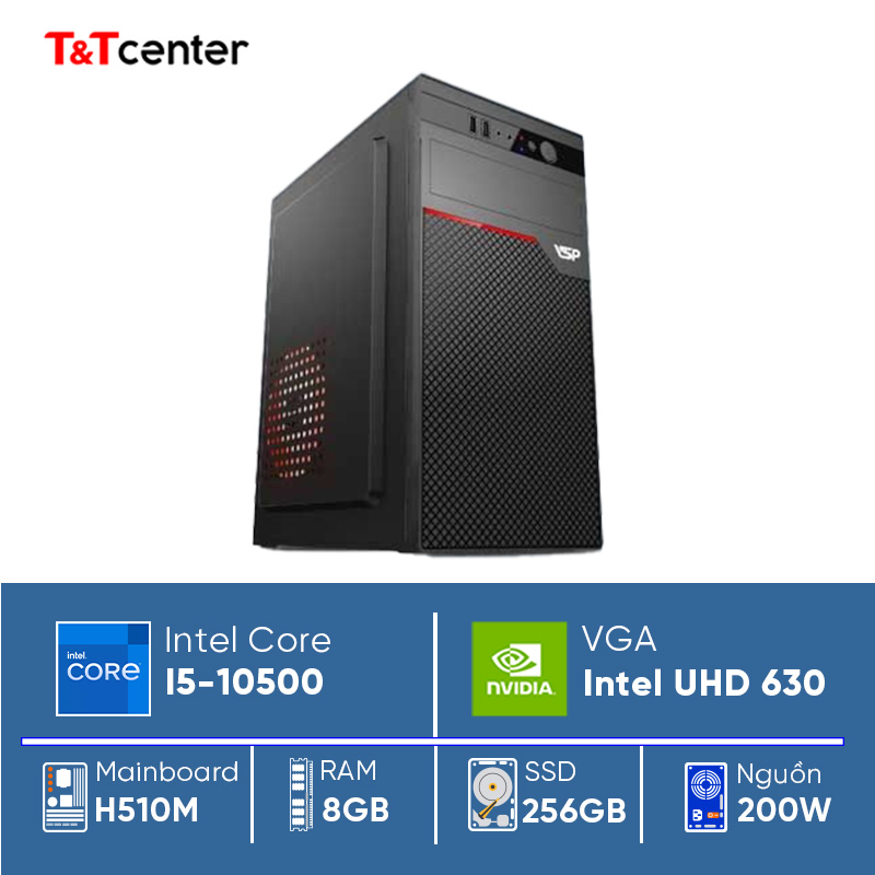 PC Văn Phòng Core i5 - 10500 | 8GB 256GB Intel UHD Graphics 630