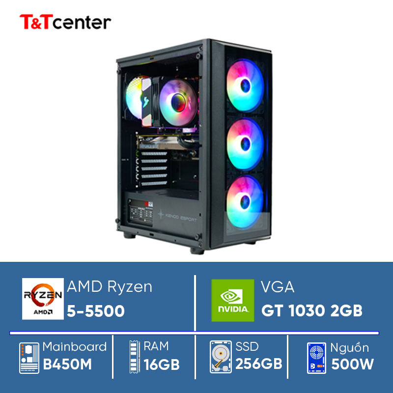 PC GAMING Ryzen 5 5500 | 16GB 256GB GT 1030 2GB 