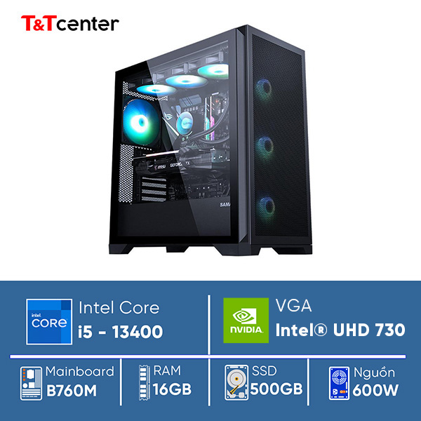 PC GAMING Core i5 - 13400 | 16GB 500GB Intel® UHD Graphics 730