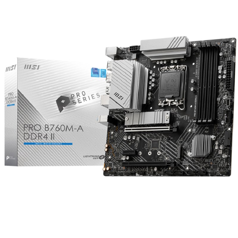 MAINBOARD MSI PRO B760M-A DDR4 II