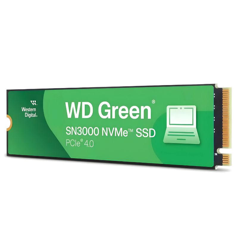 Ổ cứng SSD WD GREEN SN3000 500GB NVME GEN4x4 (R5000/W4100) 