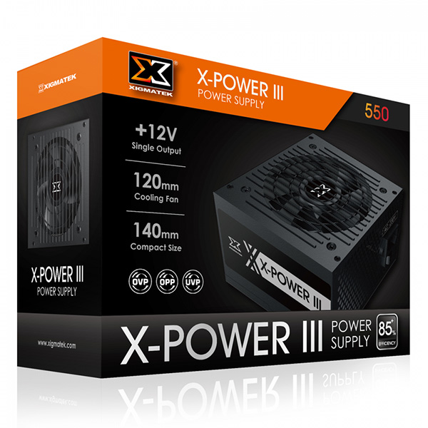 Nguồn XIGMATEK X-POWER III 550  Nguồn XIGMATEK X-POWER III 550