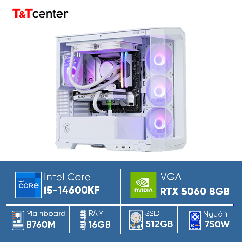 PC GAMING Core i5 14600KF | 16GB 512GB RTX 5060 8GB
