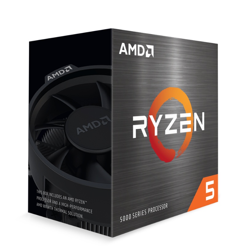 CPU AMD RYZEN 5 5500 BOX HÃNG (3.6 GHz Boost 4.2 GHz, 6 Cores, 12 Threads, 16 MB Cache)